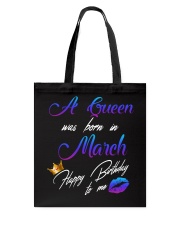 March Girl Tote Bag tile