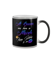 March Girl Color Changing Mug tile