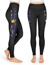 February Birthday 22nd High Waist Leggings tile