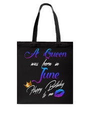 June Girl Tote Bag tile