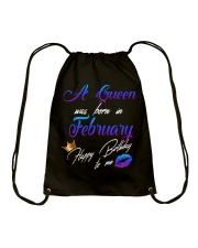 February Girl Drawstring Bag tile