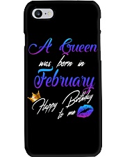 February Girl Phone Case tile