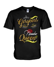 November Girl V-Neck T-Shirt tile