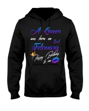 February Birthday 2nd Hooded Sweatshirt front