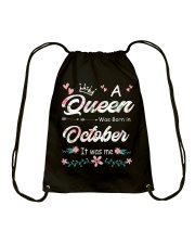 October Girl Drawstring Bag tile
