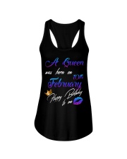 February Birthday 10th Ladies Flowy Tank tile