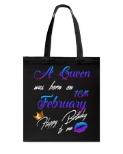 February Birthday 16th Tote Bag tile