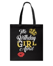 April Girl Tote Bag tile