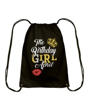 April Girl Drawstring Bag tile