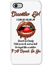 December Girl Phone Case tile