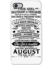 August Girl Phone Case tile
