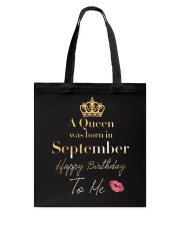 September Girl Tote Bag tile