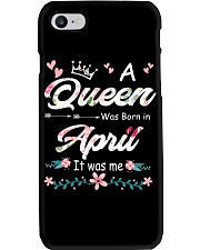 April Girl Phone Case tile