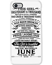 June Girl Phone Case tile