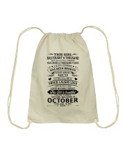 October Girl Drawstring Bag tile