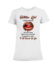 October Girl Premium Fit Ladies Tee tile