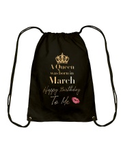 March Girl Drawstring Bag tile