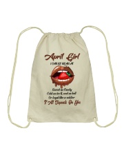 April Girl Drawstring Bag tile