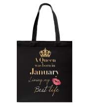 January Girl Tote Bag tile