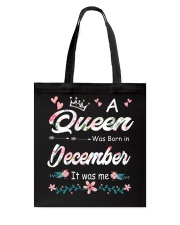December Girl Tote Bag tile