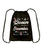 December Girl Drawstring Bag tile