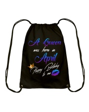 April Girl Drawstring Bag tile
