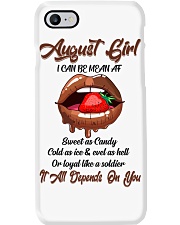 August Girl Phone Case tile