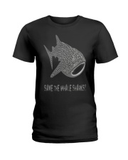 save the whale shark sharks fish dive diver diving Ladies T-Shirt thumbnail