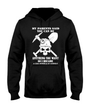 Coal Miner Shirt 1 Miner Hooded Sweatshirt thumbnail
