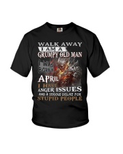 I Am A Grumpy Old Man I was Born in April T-Shirt Youth T-Shirt thumbnail