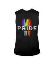 Gay Pride Rainbow Vintage Transgender LGBT Shirt Sleeveless Tee front