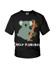 Help Koalas - Save Koala Australian Youth T-Shirt thumbnail