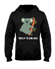 Help Koalas - Save Koala Australian Hooded Sweatshirt front