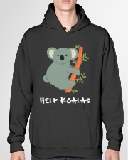 Help Koalas - Save Koala Australian Hooded Sweatshirt garment-hooded-sweatshirt-front-04