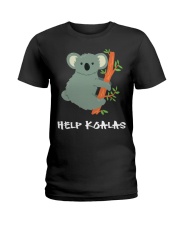Help Koalas - Save Koala Australian Ladies T-Shirt thumbnail