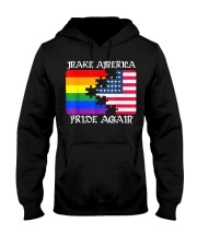 Make America Pride Again Flag Pride LGBT Gift Tee Hooded Sweatshirt thumbnail