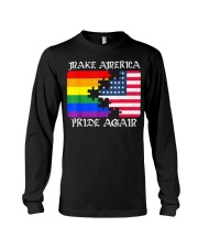 Make America Pride Again Flag Pride LGBT Gift Tee Long Sleeve Tee thumbnail