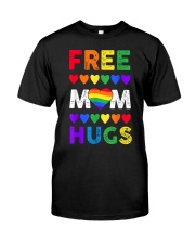 Freemom hugs tshirt rainbow heart LGBT pride mont Premium Fit Mens Tee thumbnail