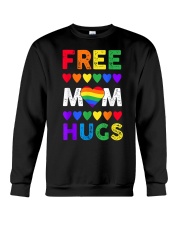 Freemom hugs tshirt rainbow heart LGBT pride mont Crewneck Sweatshirt thumbnail