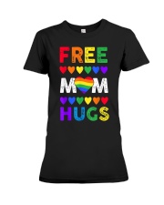 Freemom hugs tshirt rainbow heart LGBT pride mont Premium Fit Ladies Tee thumbnail