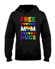 Freemom hugs tshirt rainbow heart LGBT pride mont Hooded Sweatshirt thumbnail