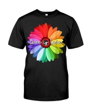 LGBT Pride Love Is Love Daisy Rainbow T-Shirt Classic T-Shirt thumbnail