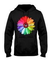 LGBT Pride Love Is Love Daisy Rainbow T-Shirt Hooded Sweatshirt thumbnail