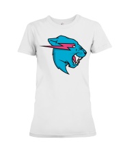 Mr Beast Logo Merch Premium Fit Ladies Tee thumbnail