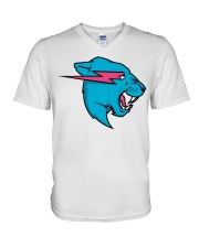Mr Beast Logo Merch V-Neck T-Shirt thumbnail