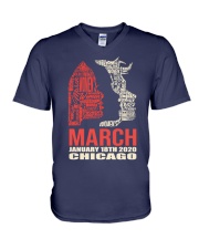 Chicago Women's March 2020 Shirt V-Neck T-Shirt thumbnail