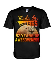Halloween - Made In 1965 Birthday Gifts V-Neck T-Shirt thumbnail