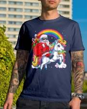 Unicorn Christmas Shirt Girls Santa Kids Women Premium Fit Mens Tee lifestyle-mens-crewneck-front-8
