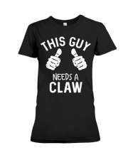 This Guy Needs A Claw Ain't No Laws Hard Seltzer Premium Fit Ladies Tee thumbnail