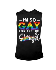 I'm So Gay I Can't Even Think Straight - LGBT Sleeveless Tee front